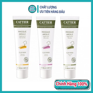 [FREESHIP]Mặt Nạ Đất Sét Cattier Masque Argile 100ml Nội Địa Pháp