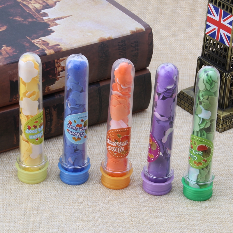 Ống Xà Phòng Hình Cánh Hoa Dễ Thương