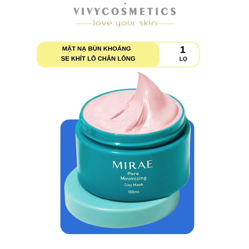 [CHÍNH HÃNG] MẶT NẠ BÙN KHOÁNG MIRAE PORE MINIMIZING CLAY MASK