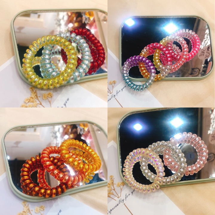 [Set 2 Cái] Cột Tóc Lò Xo Nữ Siêu Co Giãn ERASHOP - Chống Gãy Rụng Tóc, Siêu Rẻ Đẹp