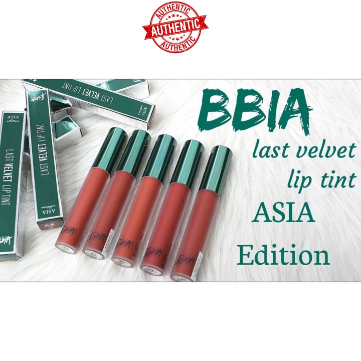 [Mã giảm giá tích lũy] Son kem lì Bbia Last Velvet Lip Tint Asia Edition -[Coco Shop]