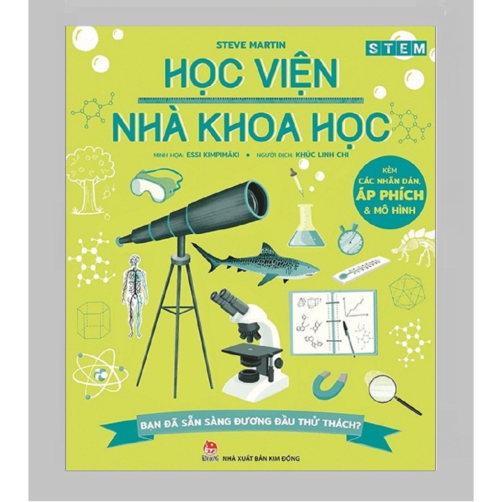 Sách - Stem: Học Viện Nhà Khoa Học