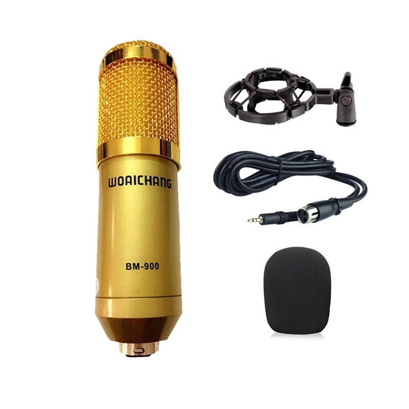 [CHÍNH HÃNG] Bộ combo Thu Âm, Livestream, Karaoke SoundCard K10, MIC BM-900 và phụ kiện, Thu Âm Điện Thoại,Máy Tính,...