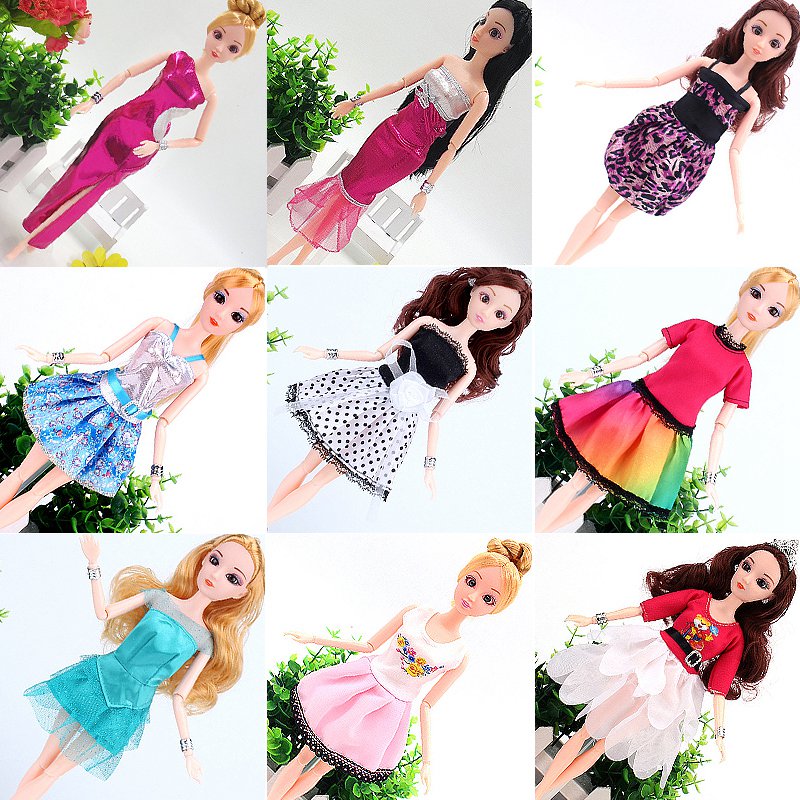 Đầm Đồ Chơi Búp Bê Barbie 29-30cm Thích Hợp Làm Quà Tặng Các Bé