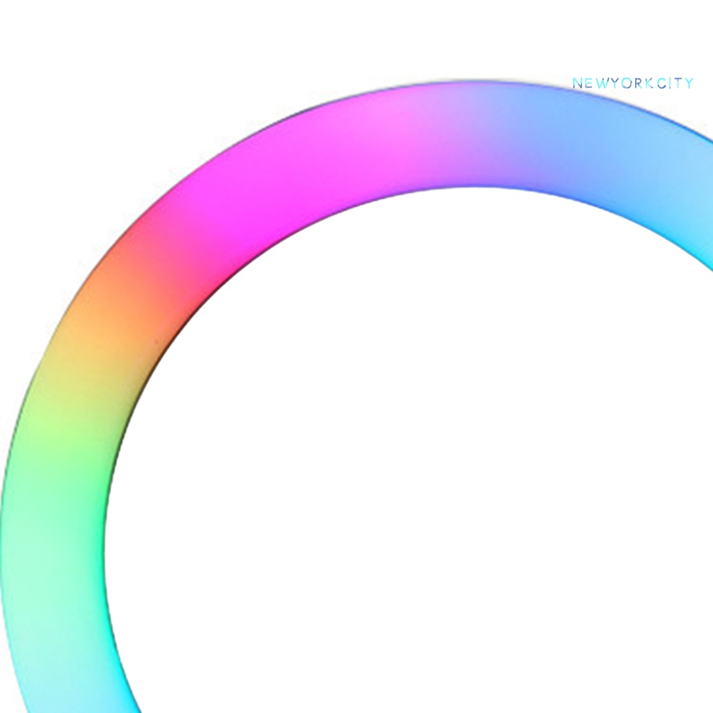 1 Set Vòng Đèn LED 26cm Cổng USB RGB Có Thể Thay Đổi Màu Sắc Theo Nhiệt Độ Dùng Chụp Ảnh