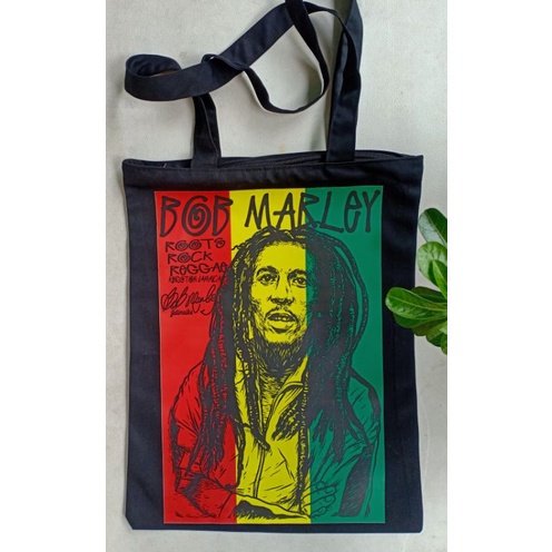 Bob Marley Túi Tote Đan Mây Túi reggae