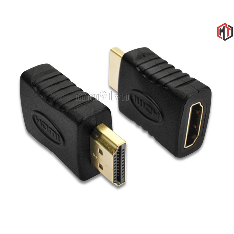 Đầu Nối HDMI - 1 Đầu Đực ra 1 Đầu 1 Cái