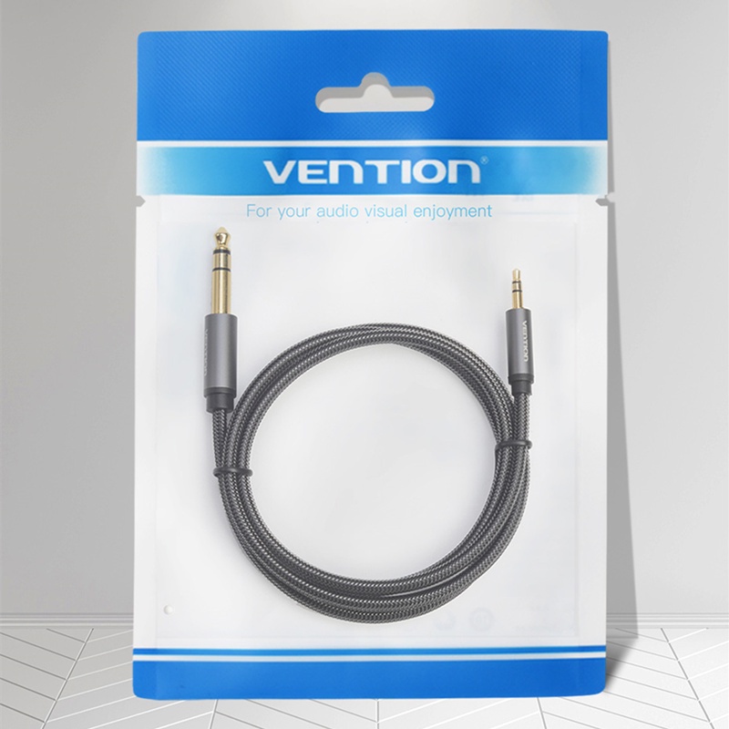 Cáp chuyển đổi âm thanh Vention 6.5 sang 3.5 Aux chuyên dụng cho đàn guitar