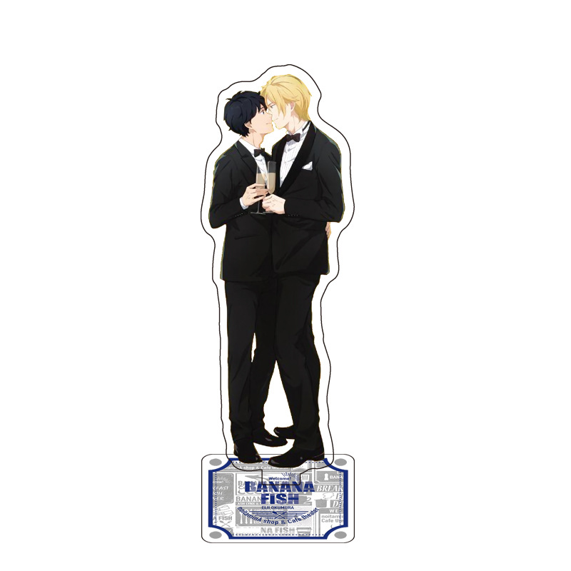 Mô hình đứng mô phỏng nhân vật anime Banana Fish Ash Lynx để bàn trưng bày trang trí