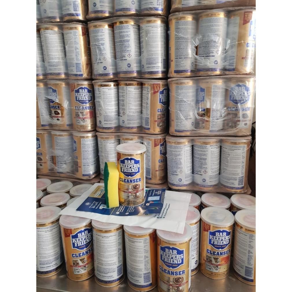 Bột Làm Sạch Đa Năng Bar keepers friend  sạch bong kính, vòi, xoong nồi, vết ố,...