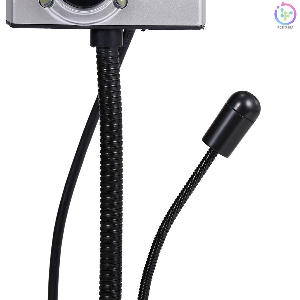 USB Webcam 480P Drive-free Web Camera with Microphone Light Supplement Lamp for Desktop Computer Laptop Plug and Play