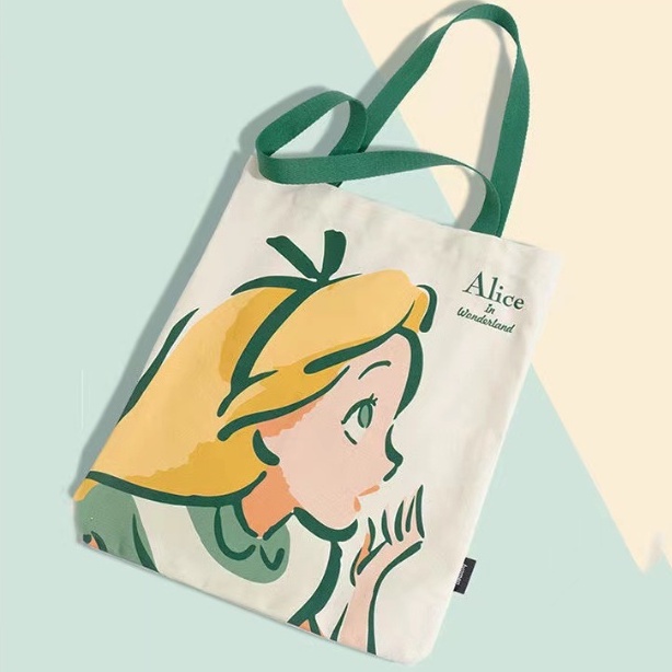 【Sỉ 30++mẫu】Túi tote vải canvas đeo chéo đi học có khóa kéo phong cách HÀN QUỐC