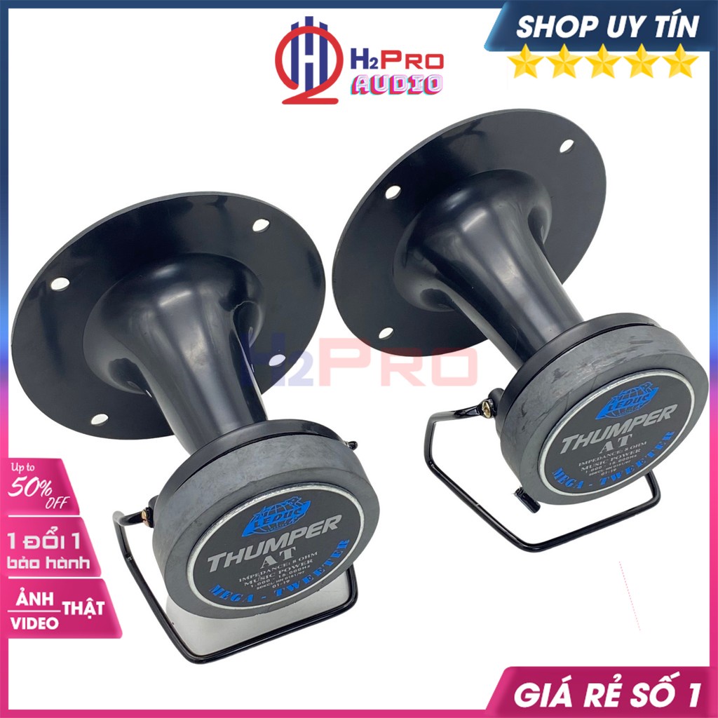 Đôi Loa Treble Rời, Loa Siêu Tép T45 200W Chính Hãng , Tiếng Treble Kèn Sáng, Phễu 13cm, Hàn Sẵn Tụ-H2Pro Audio