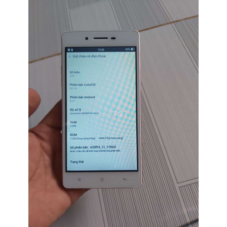 Điện thoại OPPO A33w chính hãng 100% - a331w đã qua sử dụng như mới - OPPOA33W1