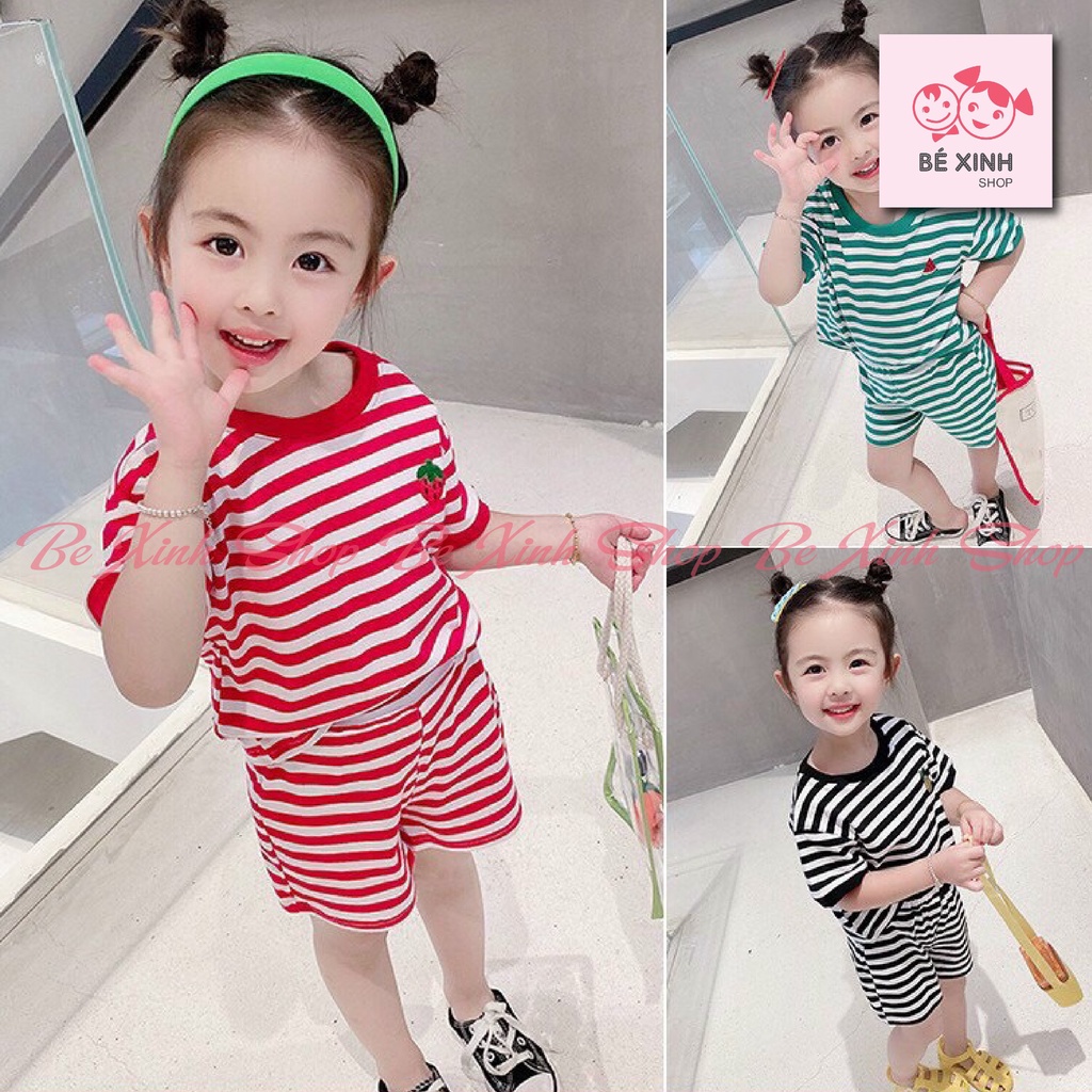 Bộ Quần Áo Cho Bé Trai Bé Gái Mặc Nhà Minky Mom [Sale Sale] Bộ Đồ Cho Bé Trai Gái Cộc Tay Mặc Nhà SỌC TRÁI CÂY Thun Lạnh