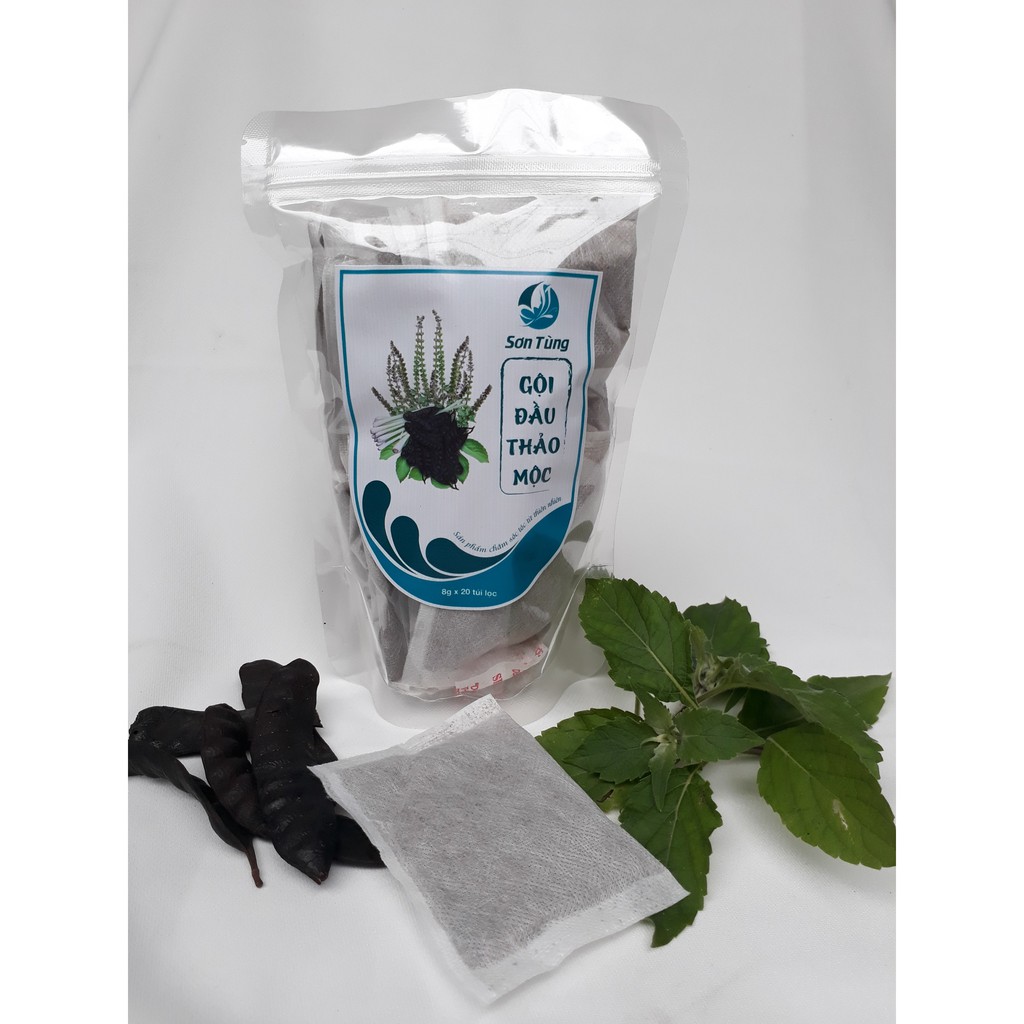 GỘI ĐẦU THẢO MỘC SƠN TÙNG - 100% các thành phần từ tự nhiên: bồ kết,lá sả, hương nhu, cỏ ngũ sắc, cỏ mần trầu ... | BigBuy360 - bigbuy360.vn