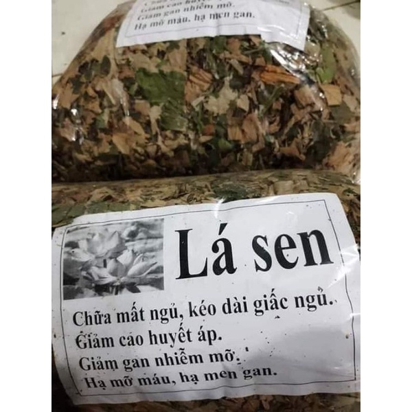 Lá sen khô giảm cân.mỡ máu.huyết áp cao túi 100gr dùng thử