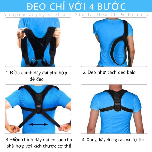 Đai Chống Gù lưng Dr Posture Dành Cho Dân Văn Phòng, Tập Gym Áo Chống Gù Lưng Giảm Đau Cổ Lưng Vai