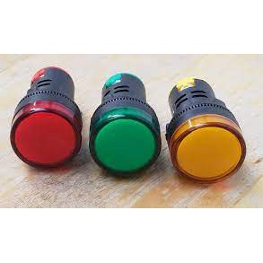 Đèn báo phi 22 Điện 12v ,24v ,220v.