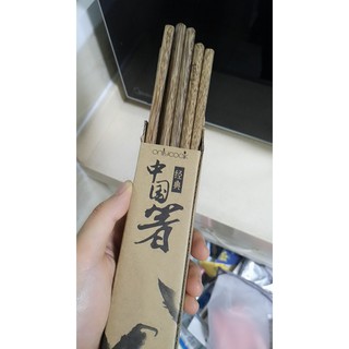 Combo 10 đôi đũa gỗ sơn cao cấp Onlycook