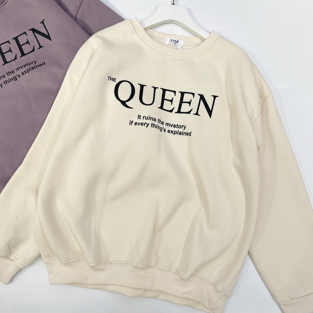 [Mã SKAMLTSM11 giảm 10% đơn 99K] Áo nỉ bông ép Oversize in chữ dáng rộng 1518 IMES SHOP | BigBuy360 - bigbuy360.vn