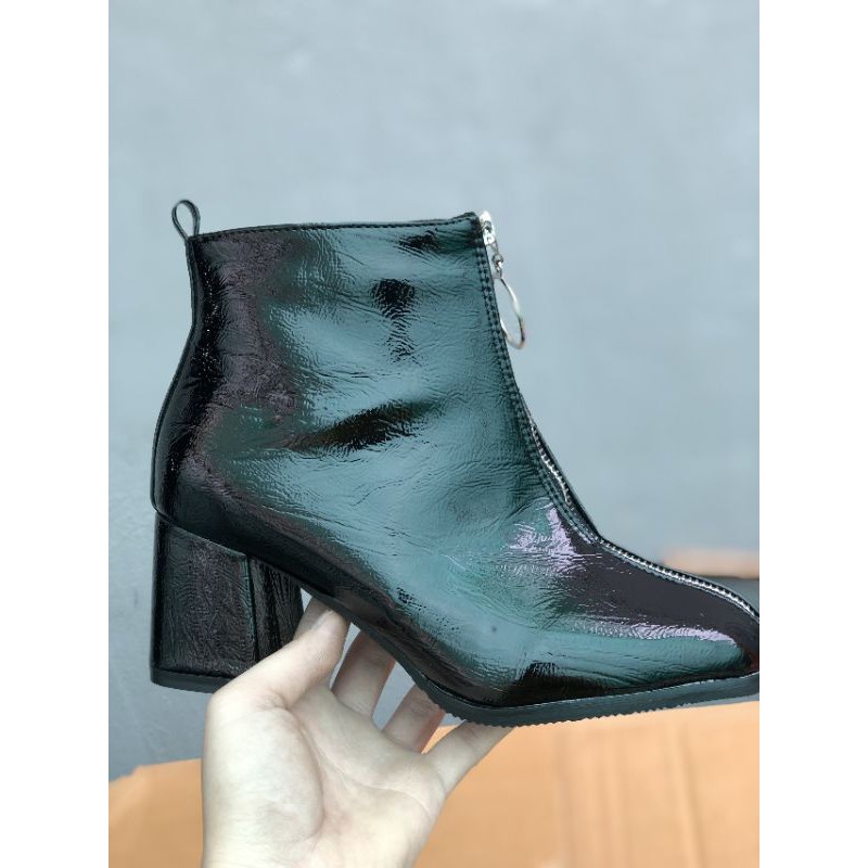 BOOT DA BÓNG LÓT LÔNG KHOÁ TRƯỚC SANG TRỌNG _ khóa đến mũi Boot (HÀNG QC GÓT TRỤ) | BigBuy360 - bigbuy360.vn