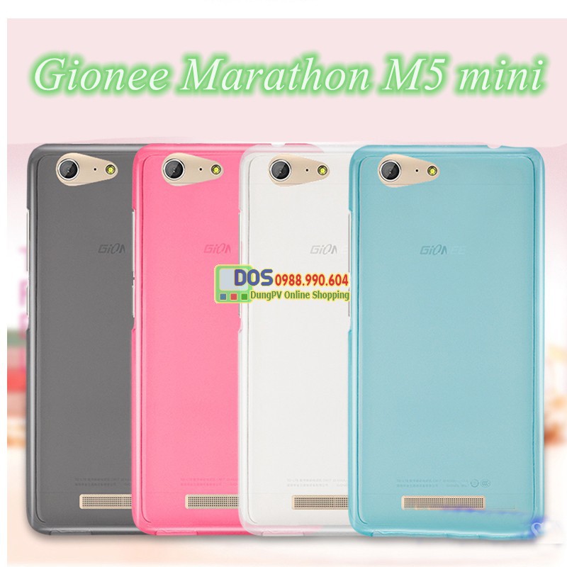 Ốp lưng điện thoại Gionee M5 Mini silicone