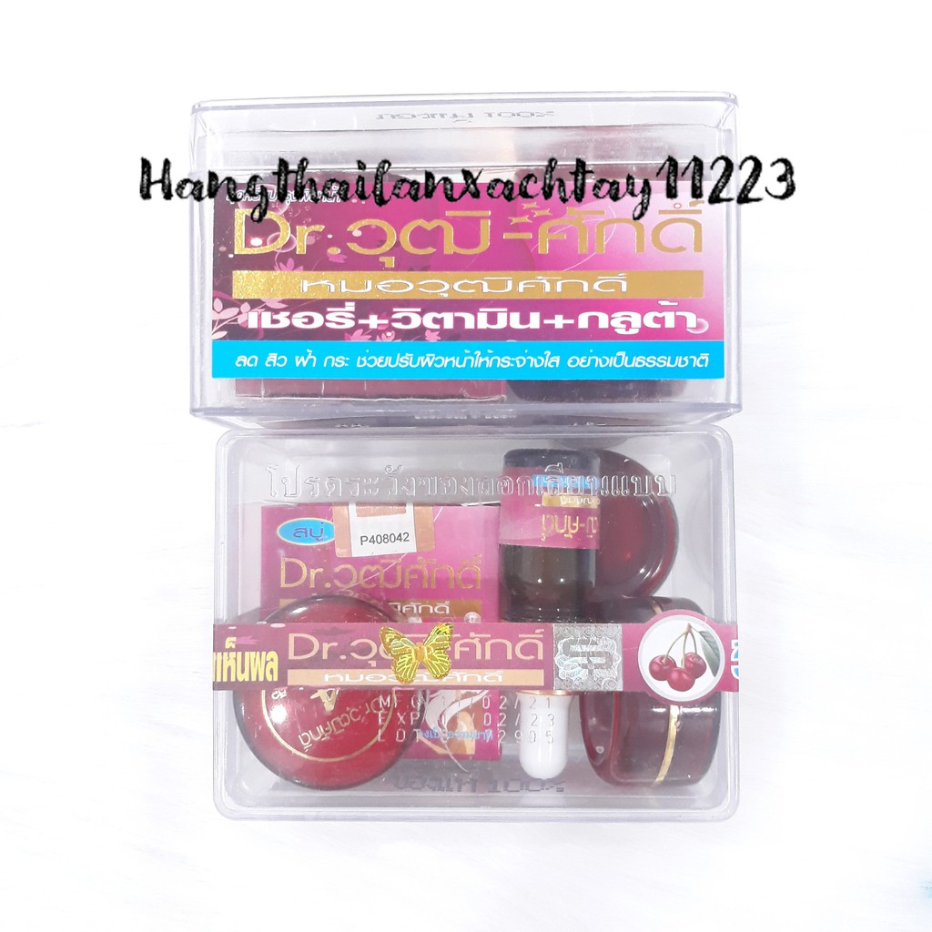 Kem đỏ 5 món thái lan