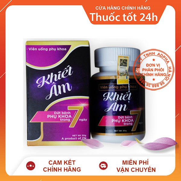 Khiết Âm - Dứt bệnh phụ khoa sau 7 ngày