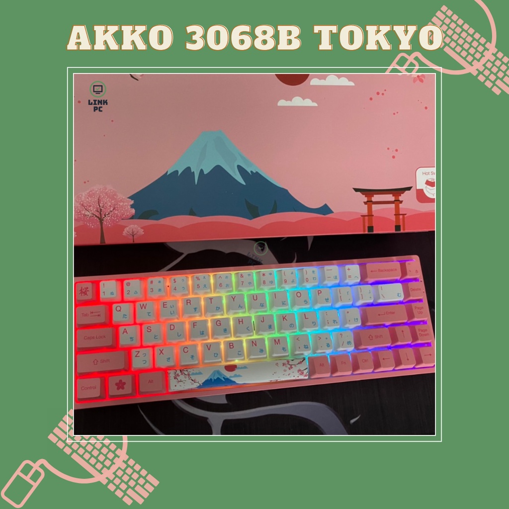 Phím cơ AKKO 3068B RGB Multi-modes World Tour Tokyo R2
