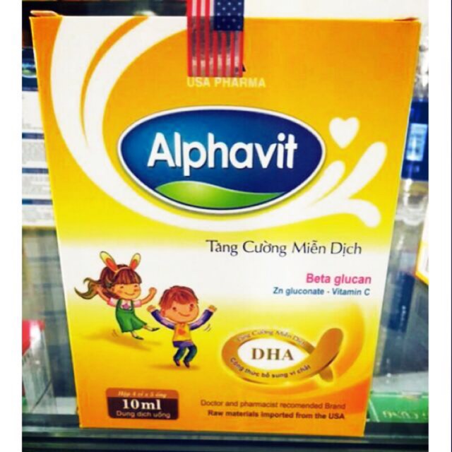 Alphavit tăng cường miễn dịch cho bé