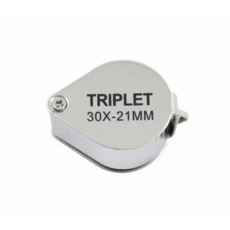 Kính Lúp Cầm Tay 30x 21mm Có Hộp Đựng