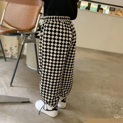 Quần jogger lưng cao phối túi phong cách hip hop đường phố cho bé gái 3-8 tuổi