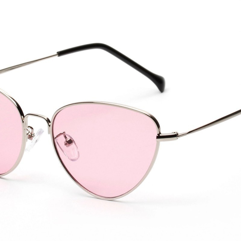 Mắt kính gọng kim loại hình mắt mèo độc đáo thời thượng