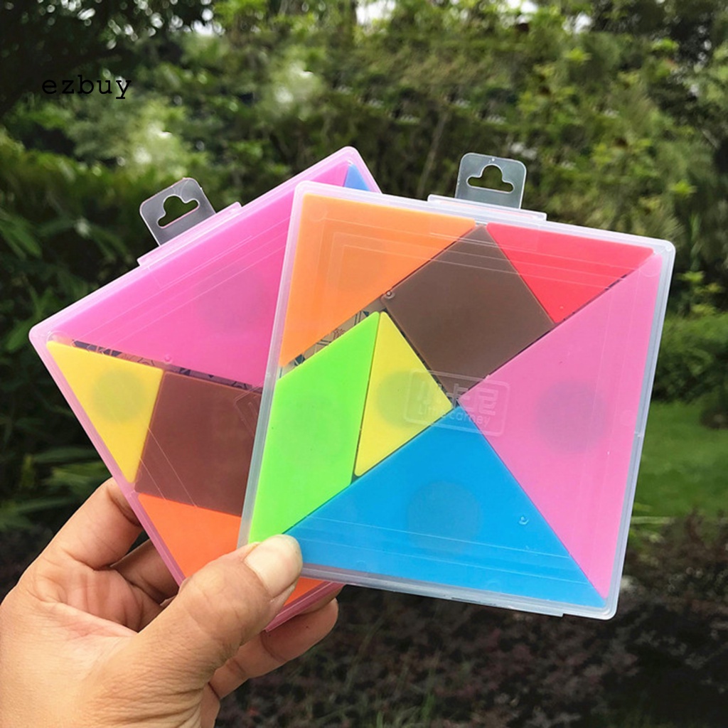 Bộ Đồ Chơi Xếp Hình Tangram Từ Tính Rèn Luyện Trí Thông Minh Cho Bé Mẫu Giáo
