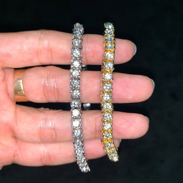 vòng cổ +tay tennis đính hột bling bling