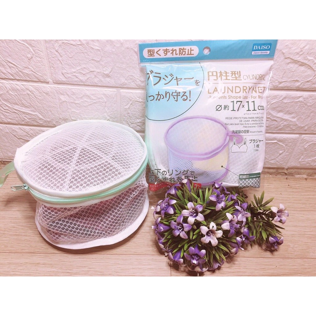 Túi giặt áo lót có gọng xuất Nhật Daiso