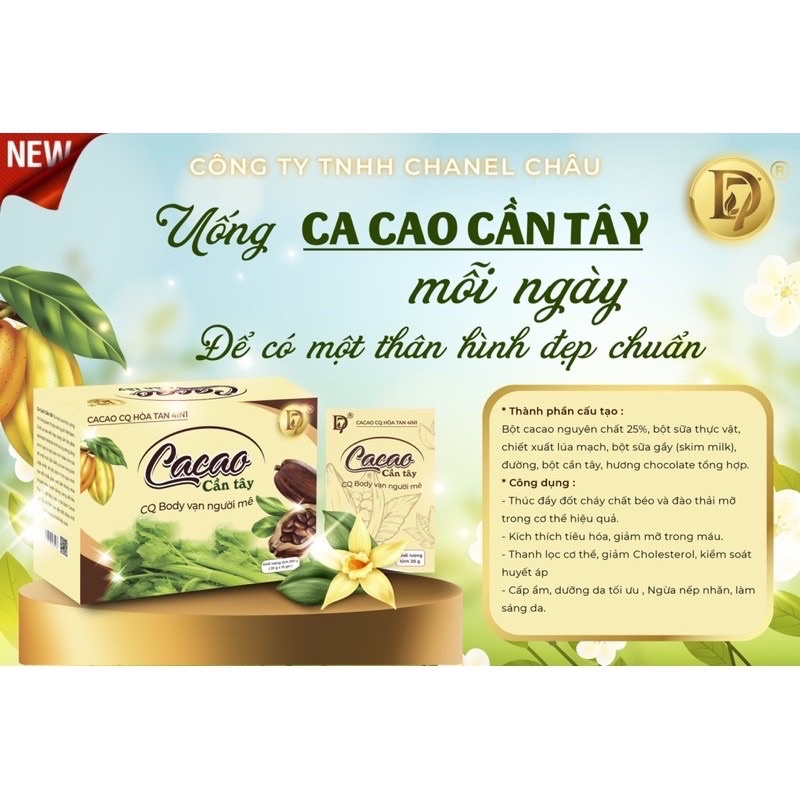 Giảm cân ca cao mới ( hàng công ty) hộp 10 gói | BigBuy360 - bigbuy360.vn