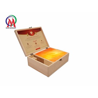Hộp đá muối Himalaya massage chân mặt phẳng