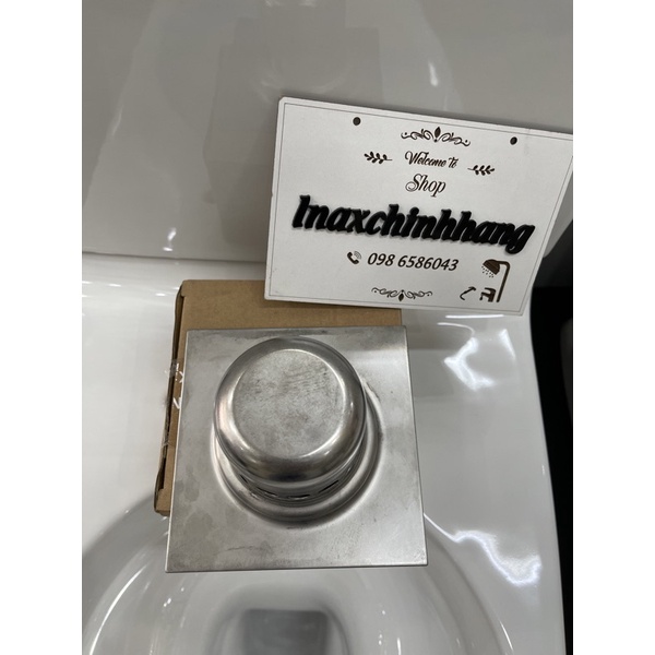 Phễu Thoát Sàn Inax FDV-12 Vuông 120x120 - inox 304 bảo hành chính hãng 2 năm