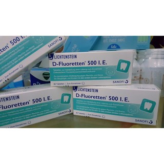Vitamin D Fluoretten 500l.E