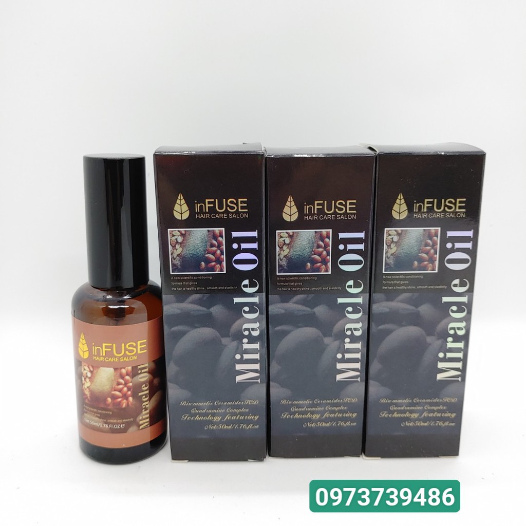 Dầu Dưỡng Tóc Cao Cấp Infuse Miracle Oil - 50ML