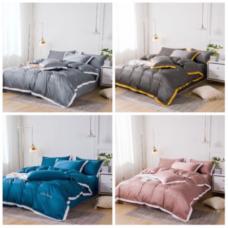 sét 4 món gra ,vỏ gối, vỏ mền Celin dream