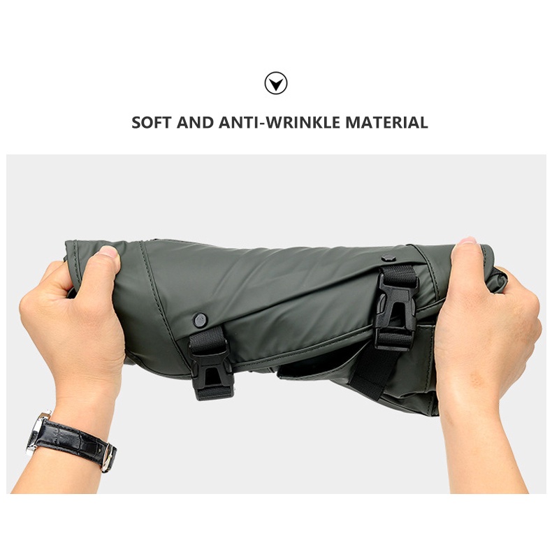 Túi đeo chéo LEACAT polyester chống thấm nước thời trang công sở đa năng dành cho nam