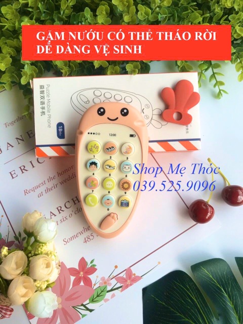 (Tặng pin) Điện thoại đồ chơi có gặm nướu cho bé