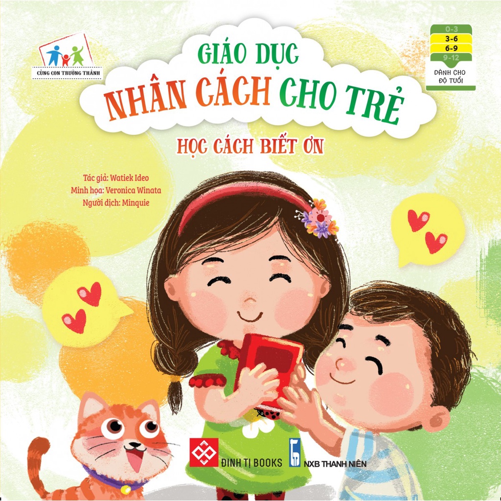 Sách - Giáo dục nhân cách cho trẻ - Combo 6 cuốn cho bé từ 3 đến 9 tuổi