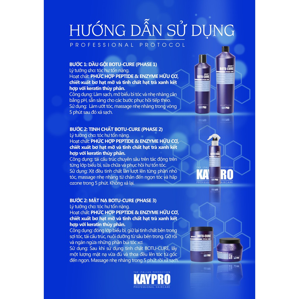 XỊT XẢ KHÔ KAYPRO BOTUCURE PHỤC HỒI HƯ TỔN CHUYÊN SÂU 200ML