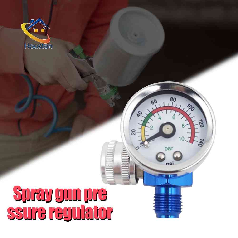 Đồng Hồ Điều Chỉnh Áp Suất Không Khí Cho Súng Phun Sơn Xe Hơi