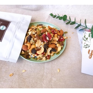 Hạt Ngũ Cốc Mix Hoa Quả 7-10 Loại Quả Hạt + Yến mạch - Ngũ cốc dinh dưỡng cho bà bầu, trẻ em, giảm cân