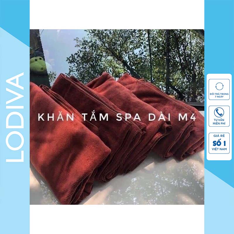 Khăn tắm sợi tre hàn quốc cotton LODIVA KTN01